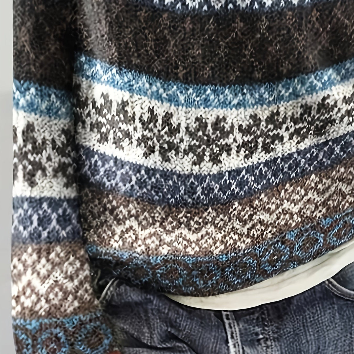 Artic - Jersey de lana merino estampado