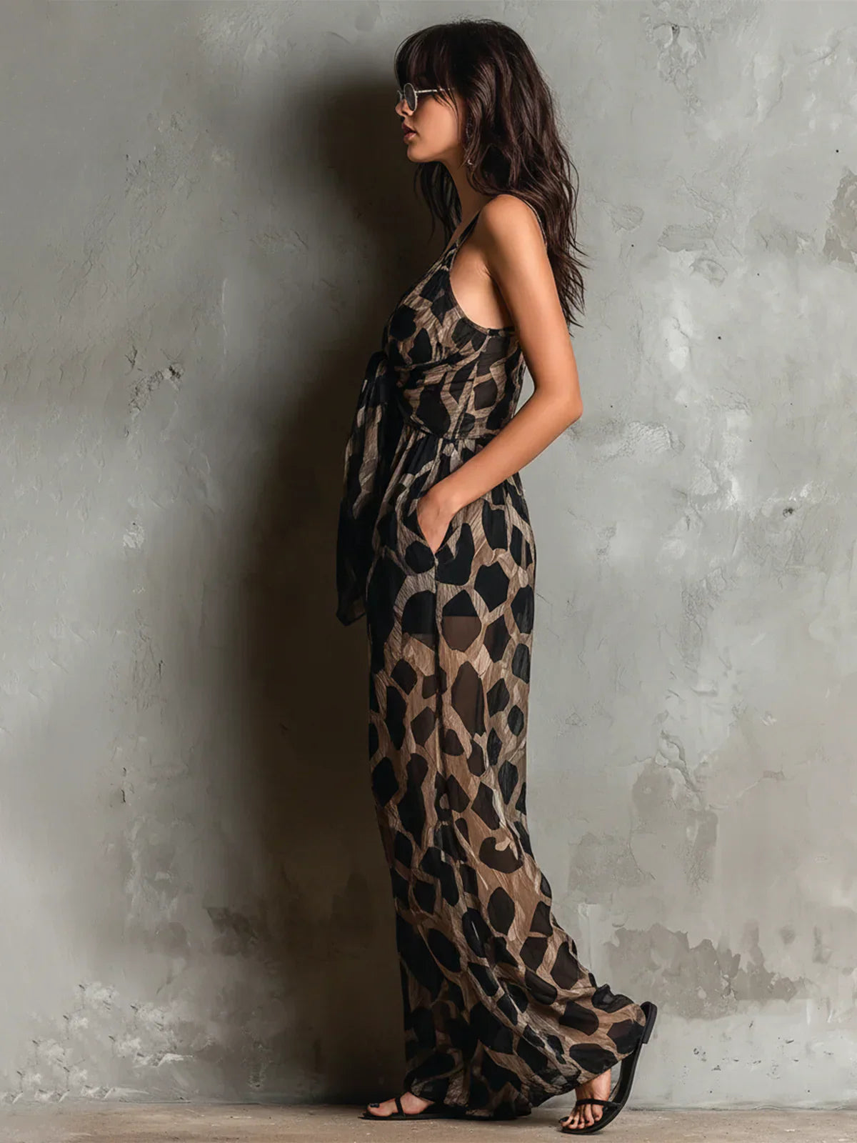 Patrizia | Mono Constance con estampado de leopardo