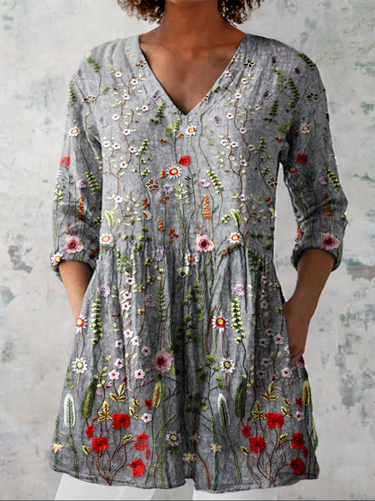 Lana | Blusa larga en V