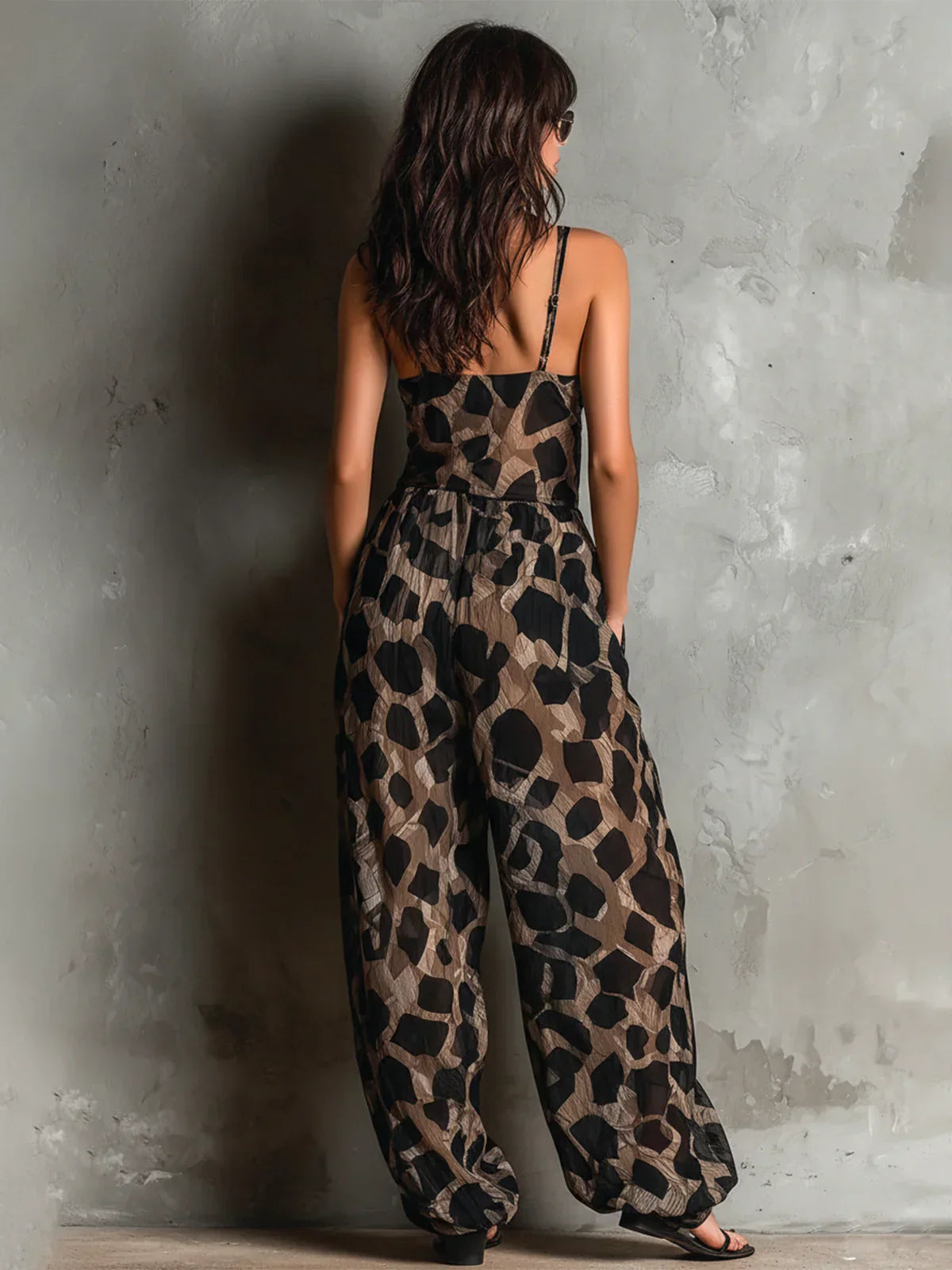 Patrizia | Mono Constance con estampado de leopardo