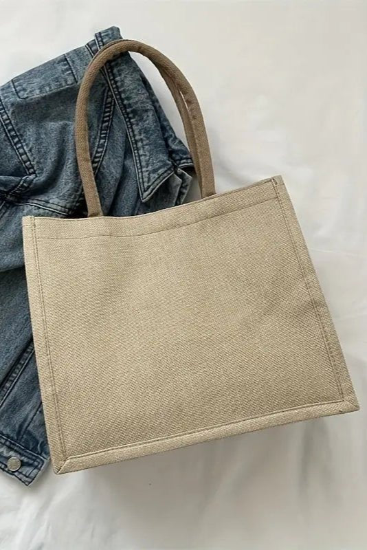 Bolsa de Yute Taila con Estampado Floral y Diseño Ecológico