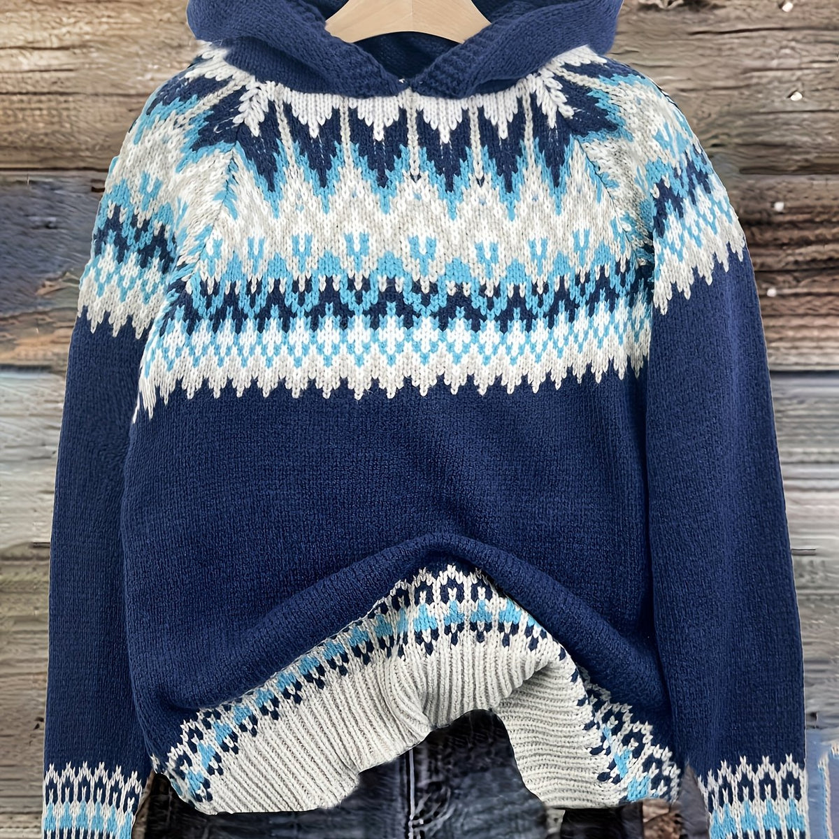 Nerea - Jersey con capucha - Jacquard