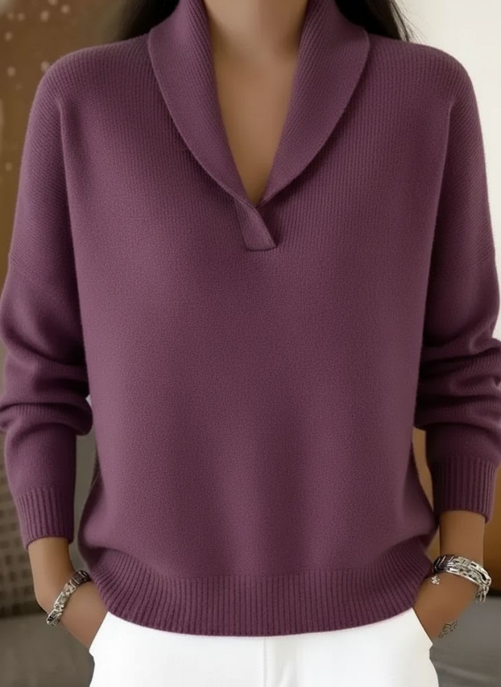 Encarna | Jersey de cuello en V