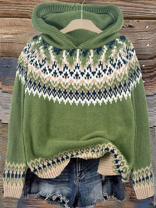 Nerea - Jersey con capucha - Jacquard