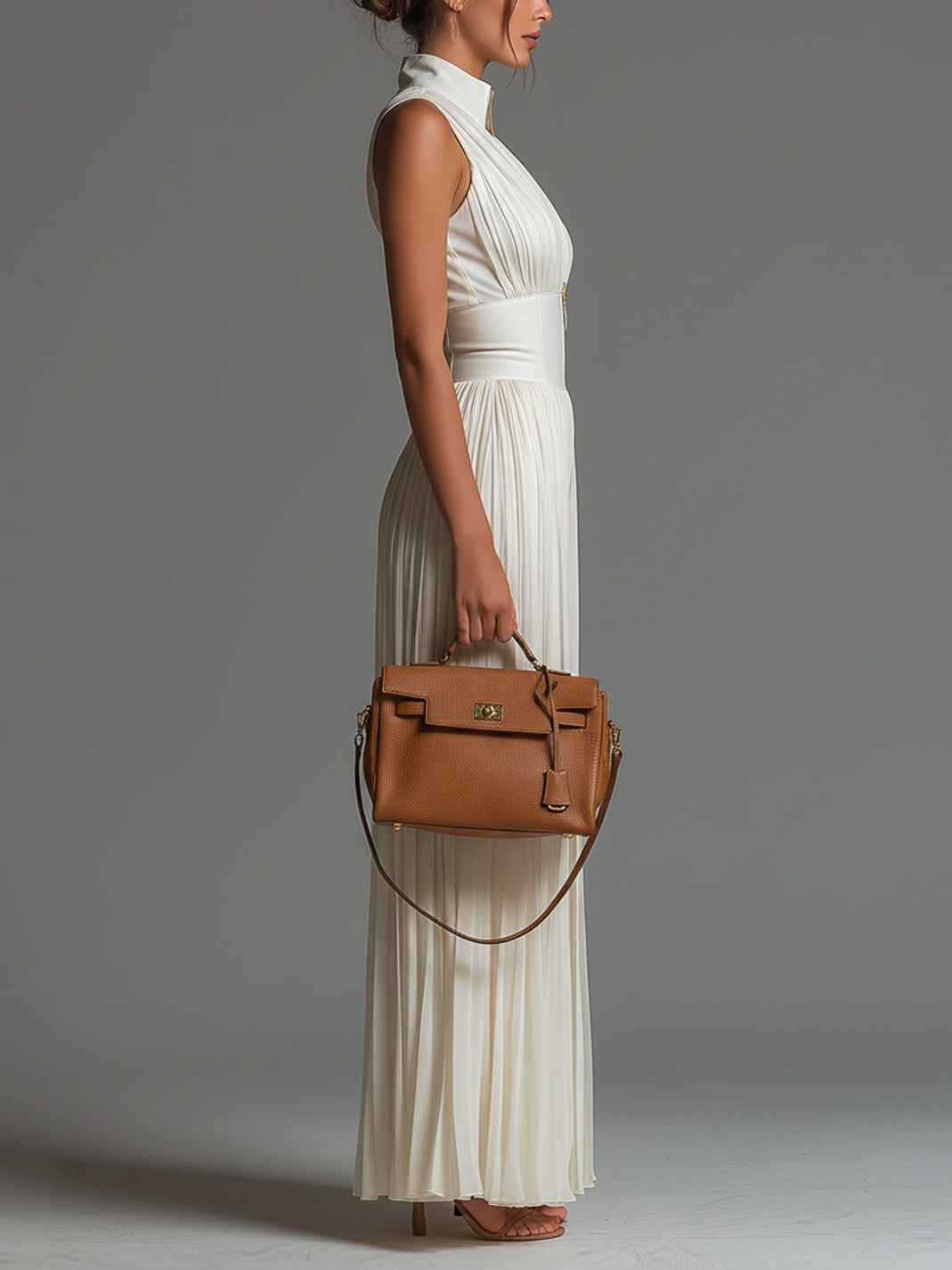 Ludovica | Mono plisado elegante de estilo sofisticado