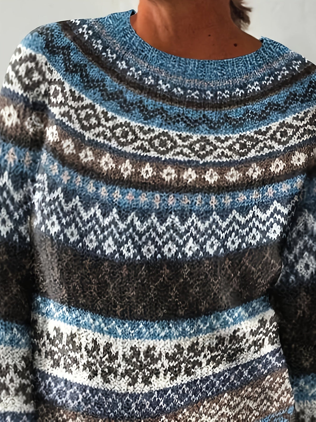 Artic - Jersey de lana merino estampado
