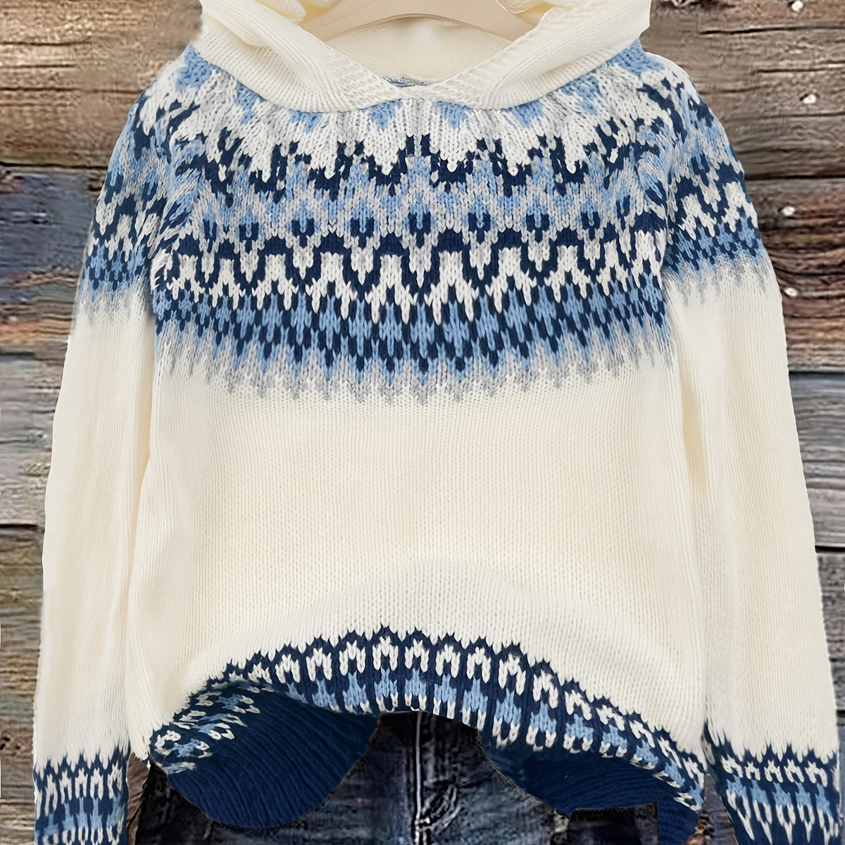 Nerea - Jersey con capucha - Jacquard