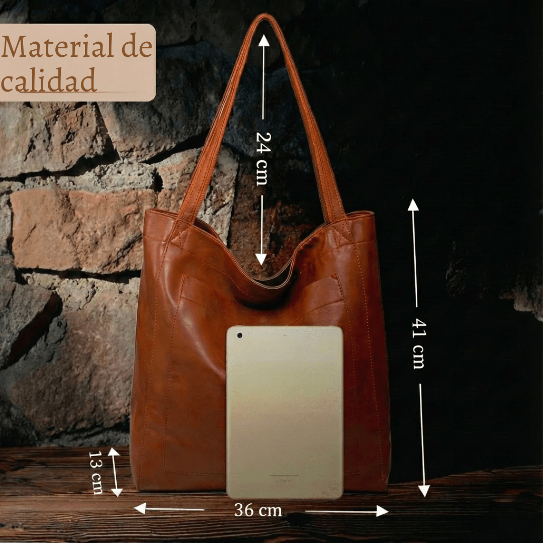 Lorena™ | Bolso de piel moderno y elegante
