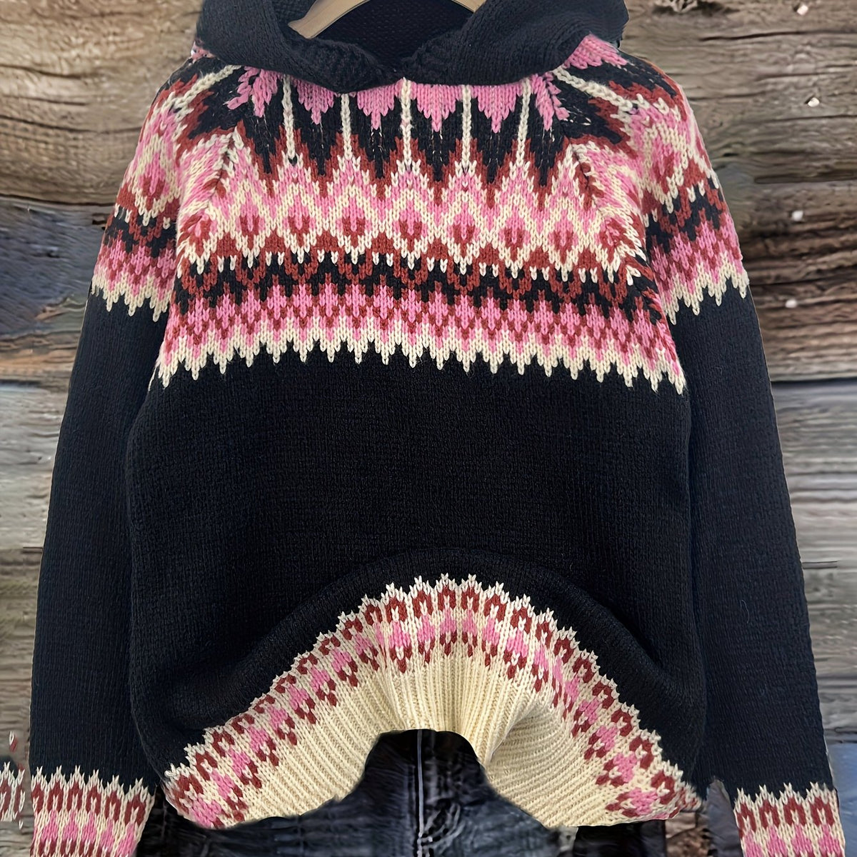 Nerea - Jersey con capucha - Jacquard