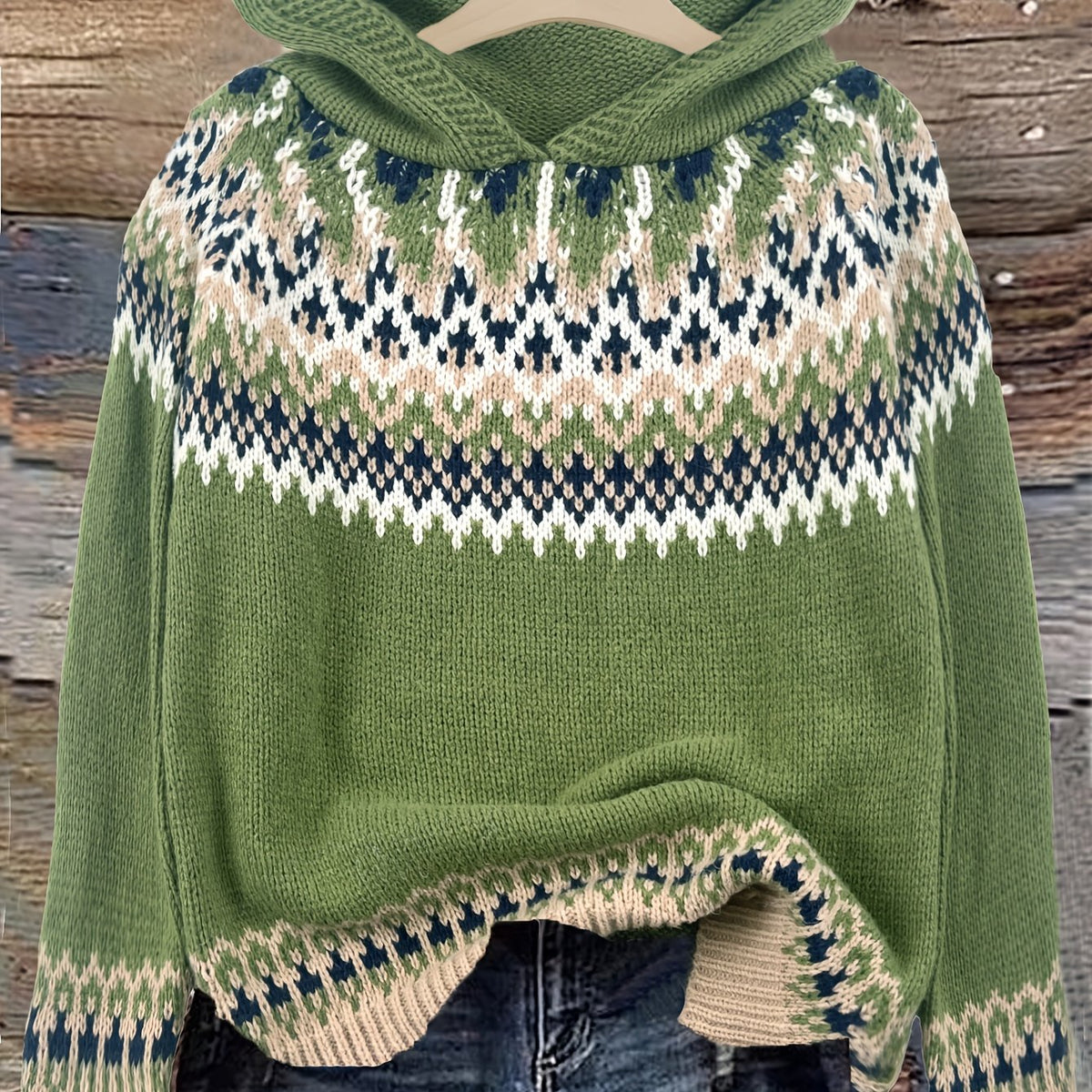 Nerea - Jersey con capucha - Jacquard