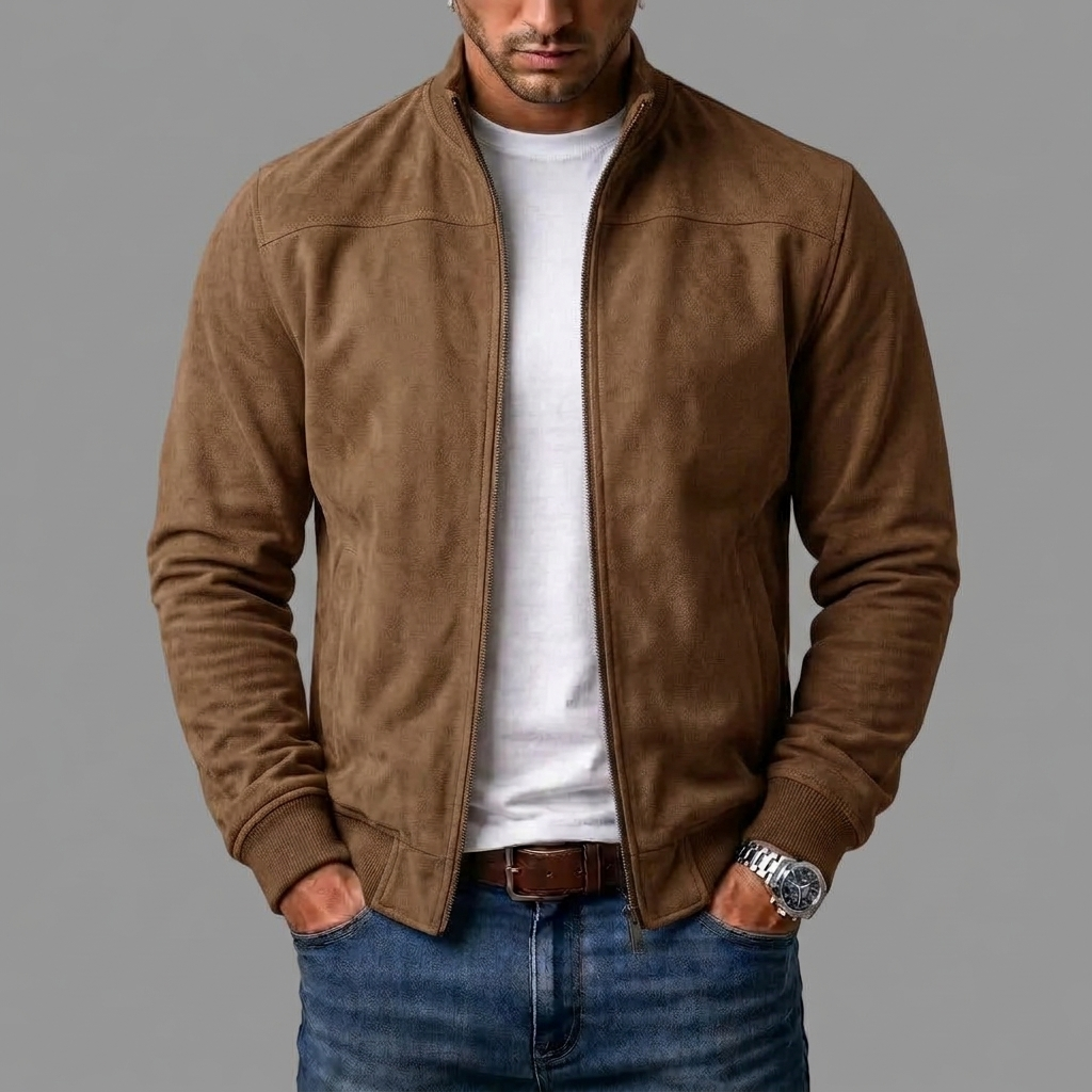 Marco | Cazadora bomber de ante