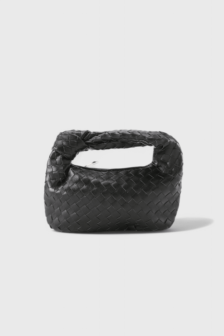 Bolso Satchel Mini Woven Sage