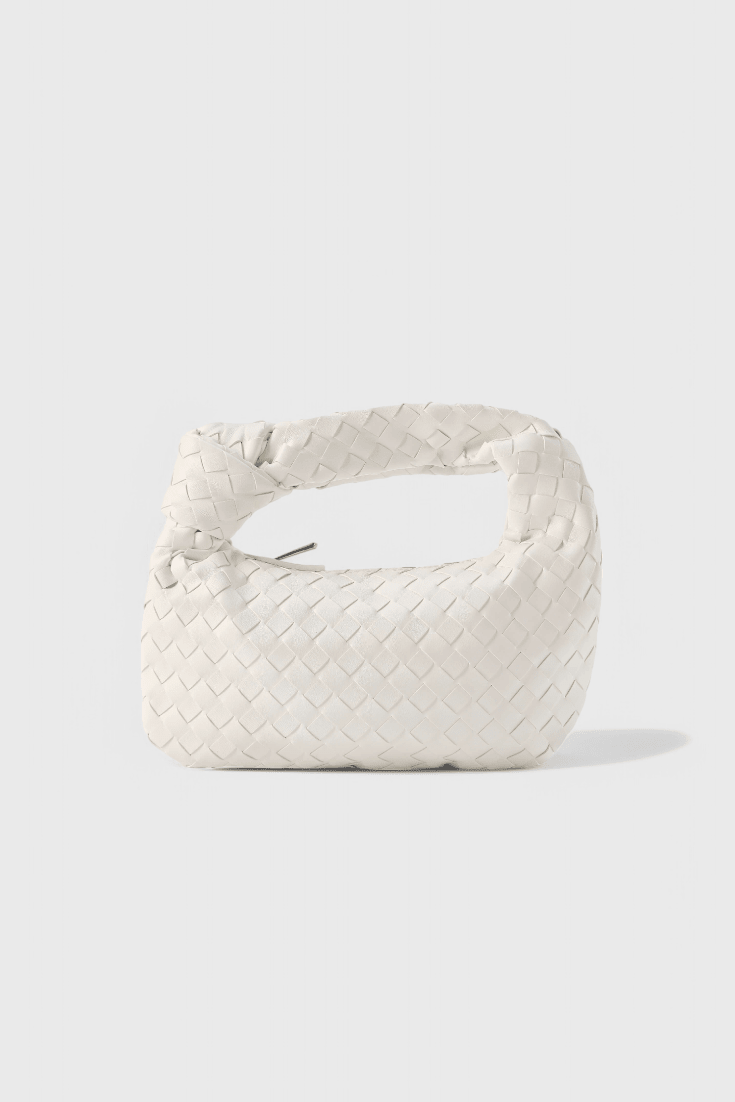Bolso Satchel Mini Woven Sage