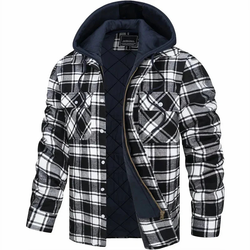 Claudio | Chaqueta cálida de cuadros