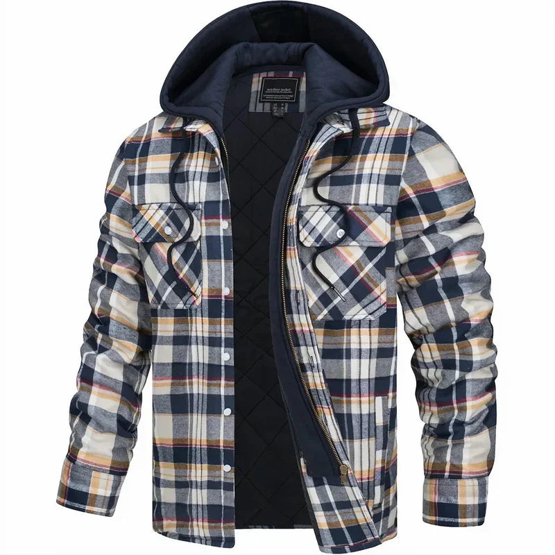 Claudio | Chaqueta cálida de cuadros