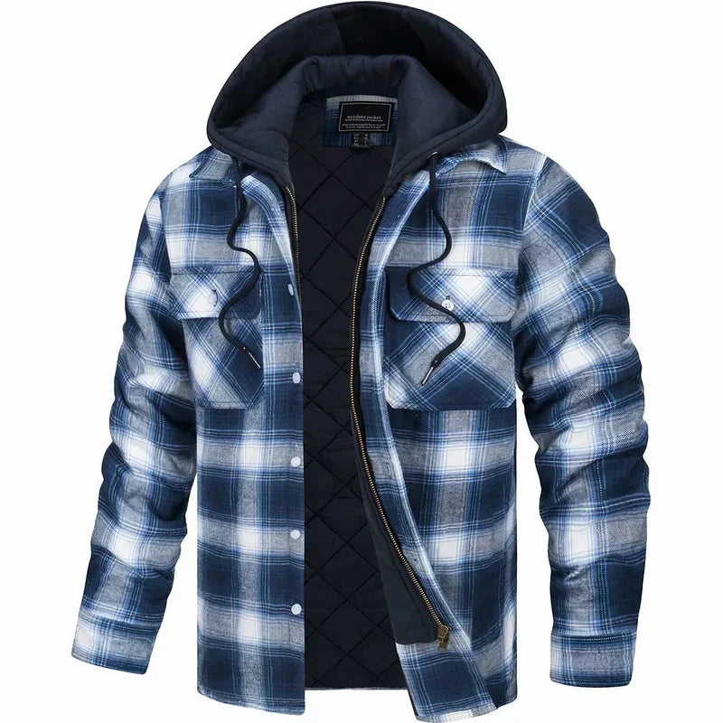 Claudio | Chaqueta cálida de cuadros