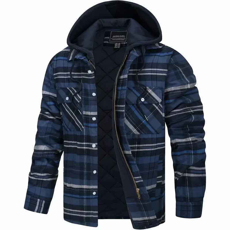 Claudio | Chaqueta cálida de cuadros