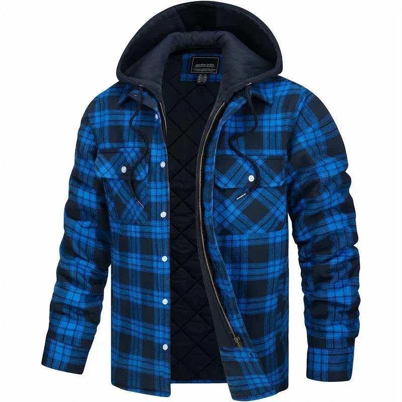Claudio | Chaqueta cálida de cuadros